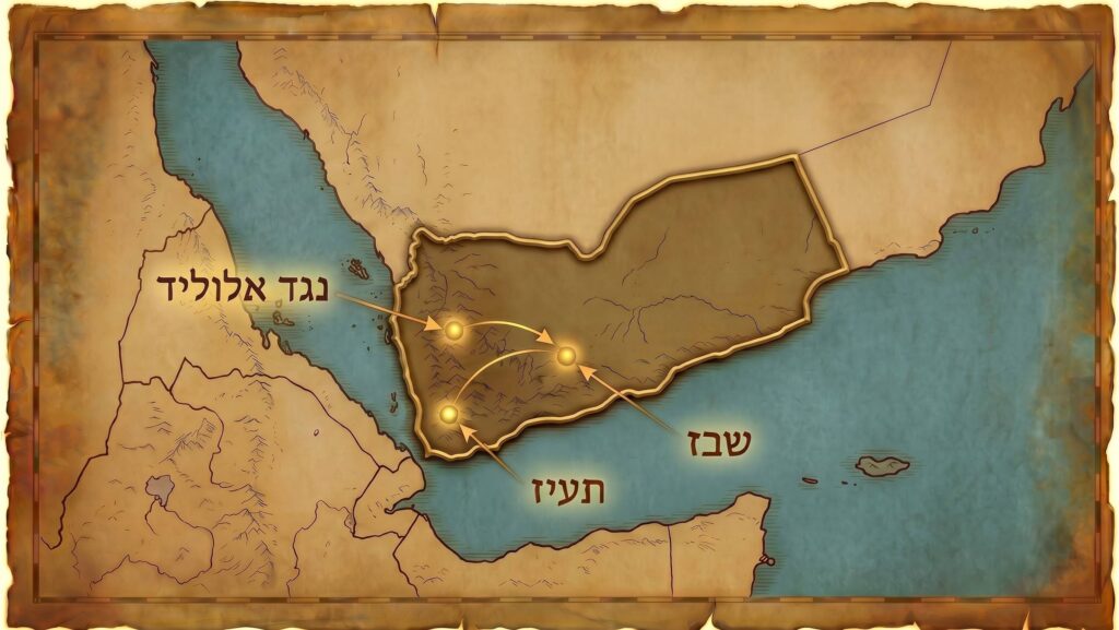 רבי שלום שבזי — מפה היסטורית